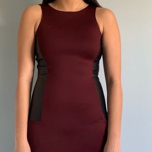 BCBG Maroon Mini Dress